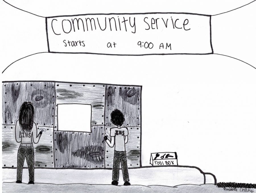Benefits of community service go beyond school requirements
