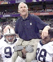 Penn States former football defensive coordinator tackled by the truth
