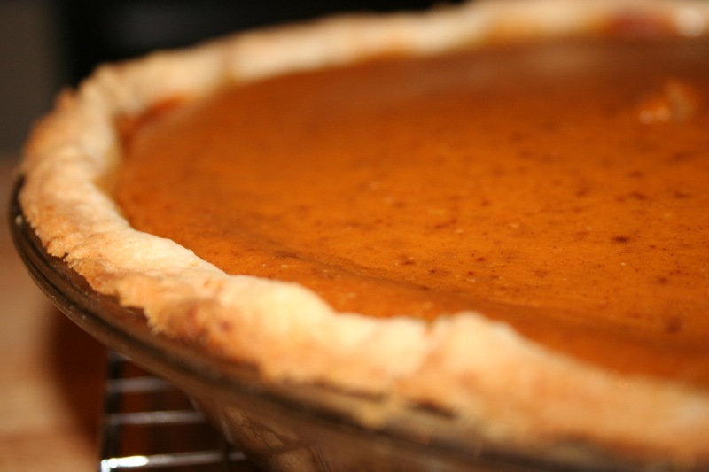 Pumpkin pie for Thanksgiving