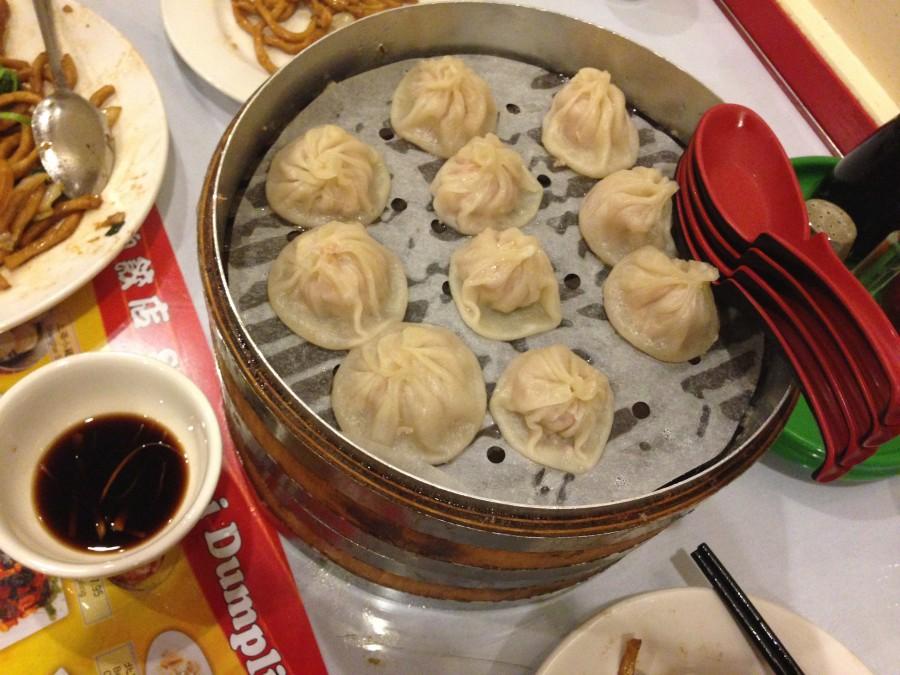 Dumplings that burst with flavor with each bite served at Shanghai Dumpling Shop.