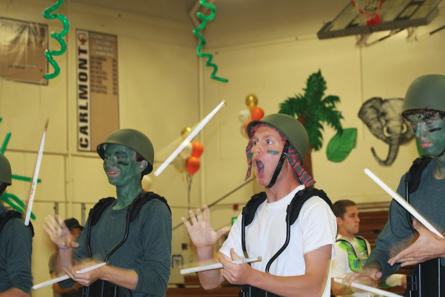 Exciting assembly kicks off homecoming celebrations 