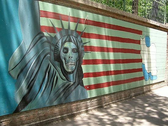 Anti-American Mural in Iran