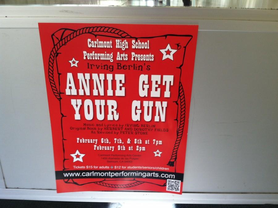This years musical is based off the Broadway hit, Annie Get Your Gun.