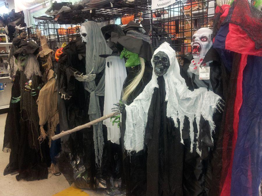 Halloween decorations at Didddam's to heighten this  year's scare