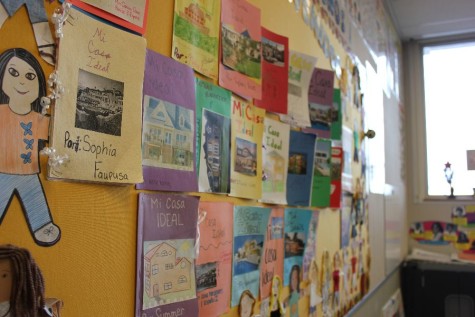 "It took me three weeks to decorate my new classroom," said Argaluza. "I like to be surrounded by colors!"