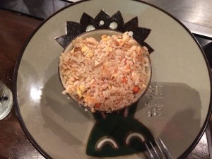 The fried rice at Benihana is cooked with garlic butter to the perfect warm temperature.
