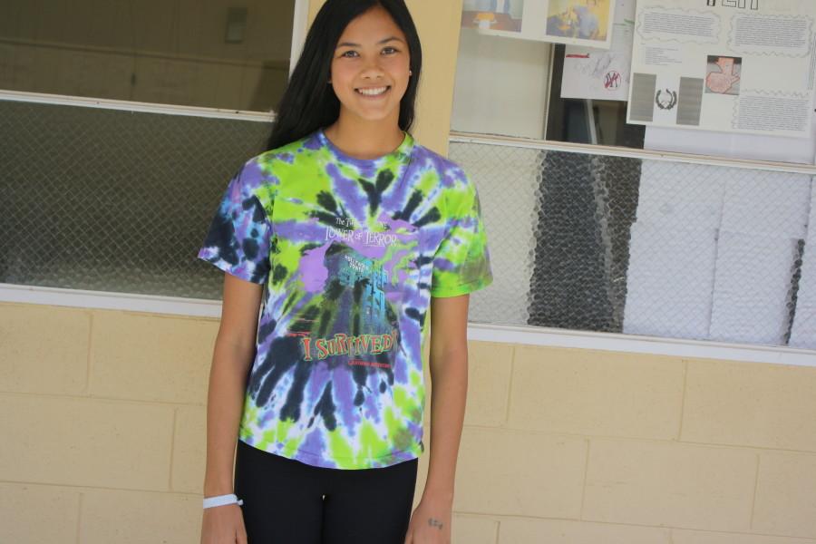 Seeing everyone in tie dye really takes me back to the 70s, said freshman Brooke Chang.