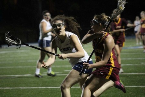 Sonia Paulo, a senior, defends her opponent tightly as she closes in to cut off the Meno-Atherton attackers run.