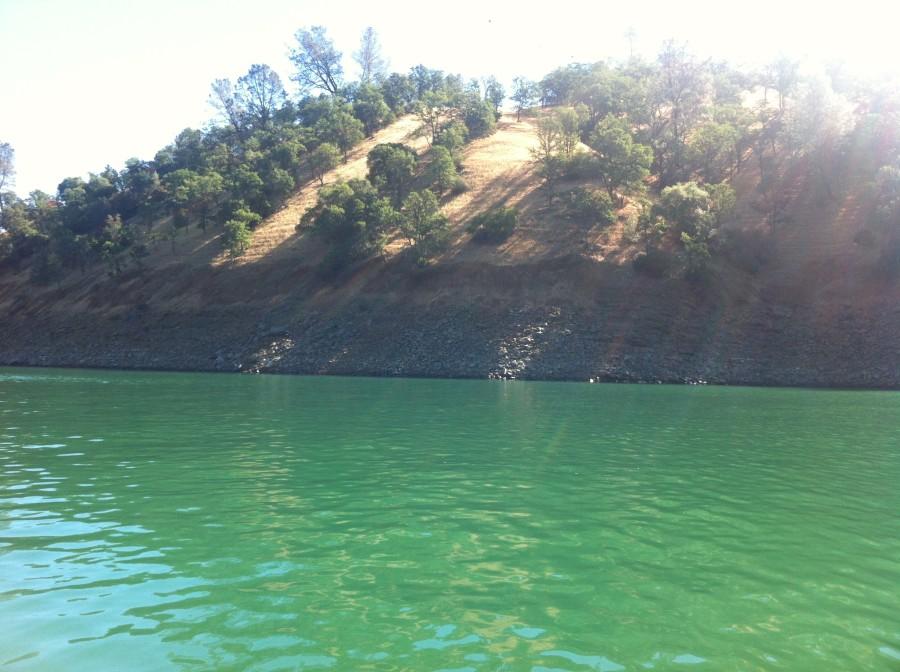 Lake Berryessa water levels decrease every year. 