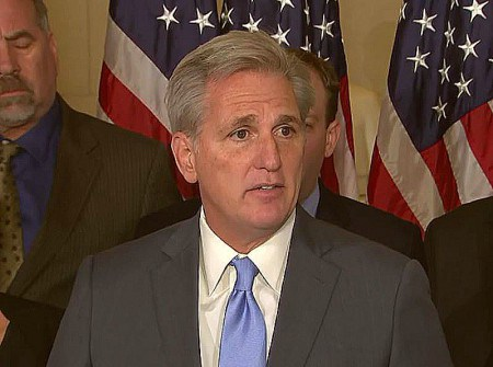 McCarthy calls quits for his bid for House Speaker.