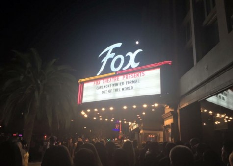 Nearly 1000 Carlmont students piled into the Fox Theater for their Winter Formal.