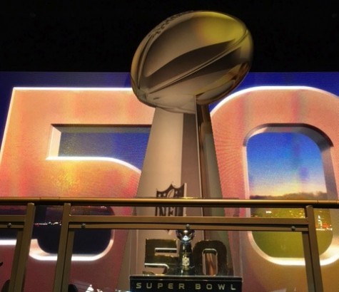 The Lombardi Trophy awaits an owner at the NFL Experience.