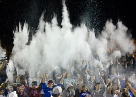 At most home football games, ASB distributes baby powder to the Screamin Scots members to throw up during kick off.