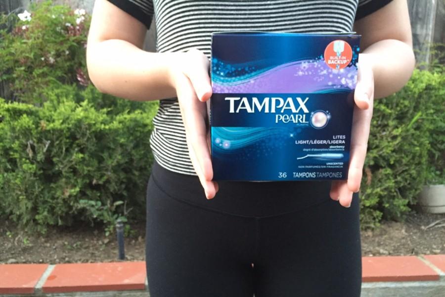 Students donate feminine hygiene products to support the Samaritian and Freedom House.