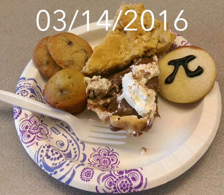 Math students all wait for that oh-so-enticing date, March 14. Many math teachers celebrated by allowing their classes to bring in pie and desserts to share.
