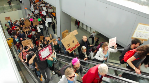 Protesters and lawyers show support at SFO