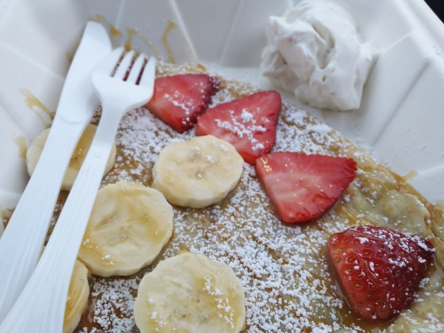 This crepe is truly as good as it looks -- one of the few times it is a justified description. 