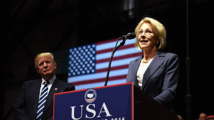 Vice President Mike Pence broke the 50-50 stalemate in the Senate, making Betsy DeVos the next education secretary. 