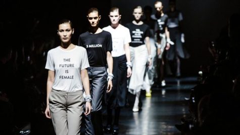 Designer Prabal Gurung used his final walk of his runway show on Feb. 12 as a platform to divulge his stance on current political and social issues.