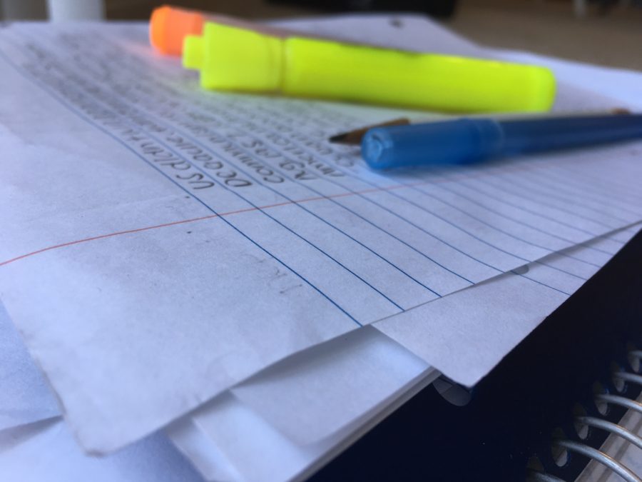 As AP testing approaches, students afternoons are spent poring over months of notes to prepare.