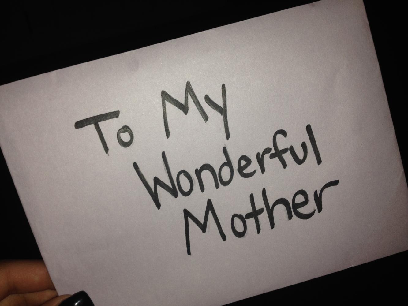 Children often show their appreciation for their mothers by getting them a gift or making homemade cards.