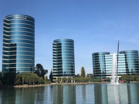 These are the headquarters of Oracle, the company that provided the $20,000 grant to the Carlmont Academic Foundation.