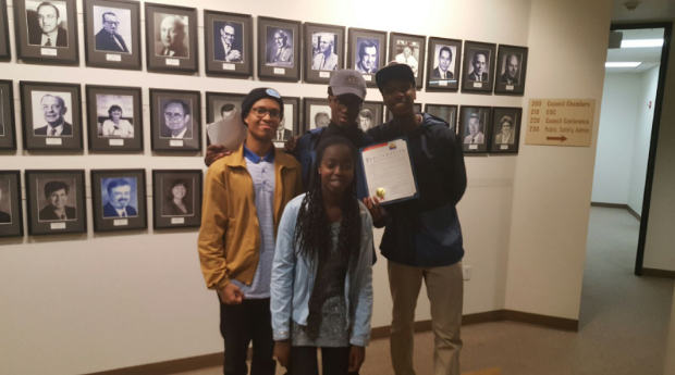 Members of BSU attended the Belmont City Council last year, receiving a proclamation for Black History Month from the members of City Council.