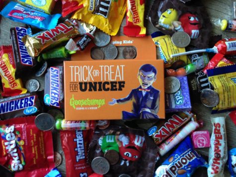 Trick-or-treaters asked for  donations for the Trick-or-Treat for UNICEF project to provide emergency relief for kids affected by the earthquakes and hurricanes in Mexico and Puerto Rico.