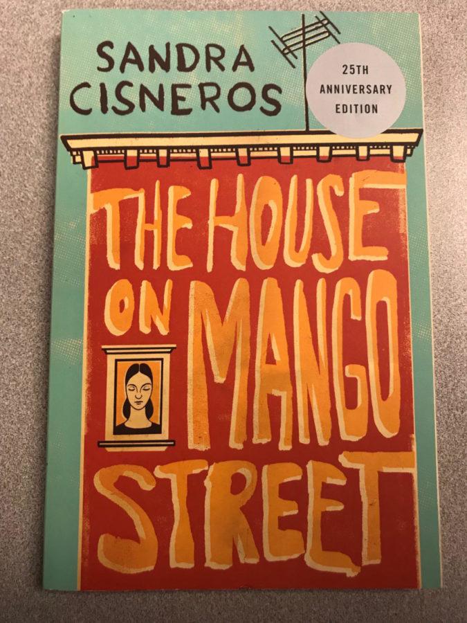 A copy of The House on Mango Street, the only book Ive read at Carlmont by a Latino author.