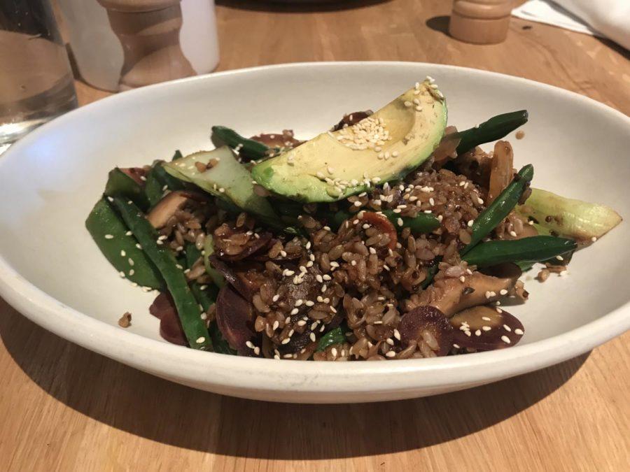 The small Teriyaki Quinoa bowl was loaded with flavor but not enough rice. 
