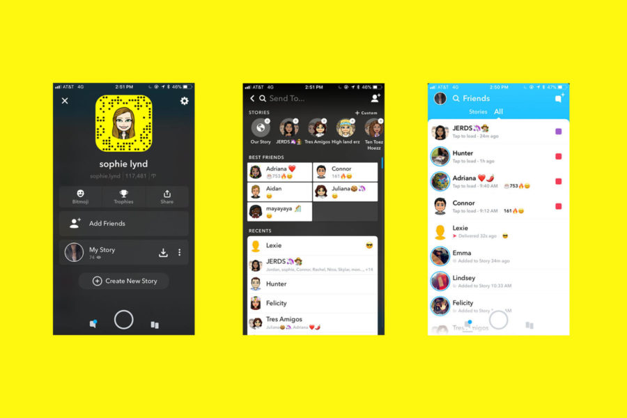 The+latest+Snapchat+update+combines+stories+and+chats+on+one+screen%2C+making+it+confusing+for+users.