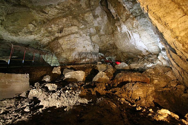 The country of Georgia is home to many massive caves such as Krubera Voronia, Sarma, and the New Athos cave pictured here.