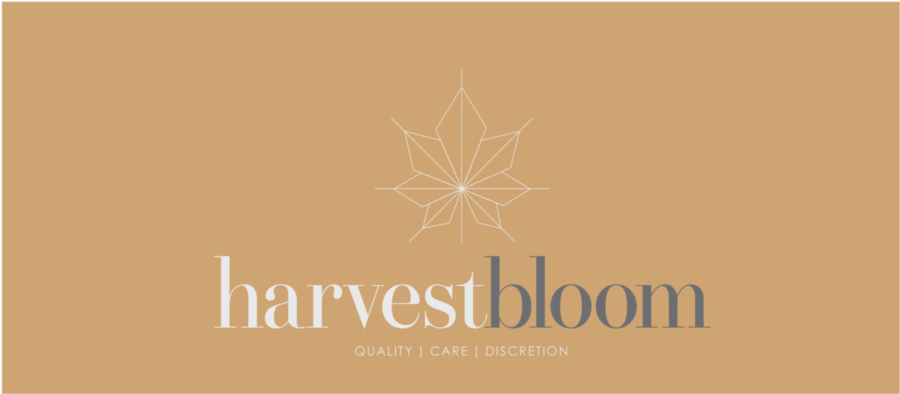 The official logo of a Harvest Bloom, a marijuana delivery service that was recently to able plant roots in Redwood city