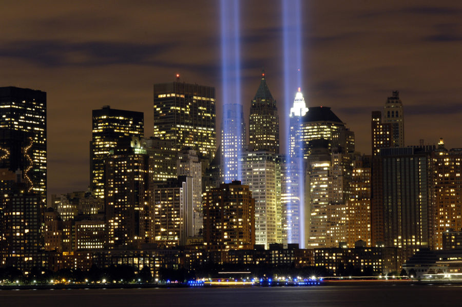The+memorial+of+the+twin+towers+was+completed+on+Sept.+11%2C+2011+in+remembrance+of+9%2F11+that+occurred+just+10+years+before.+