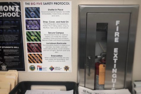 Many students pass The Big Five Safety Protocol posters in the hall every day and think nothing of them.