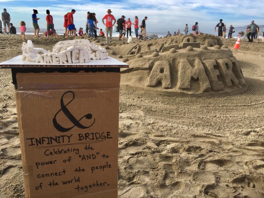 Each team at the Leap Sandcastle Classic designs their sandcastle ahead of time using clay.