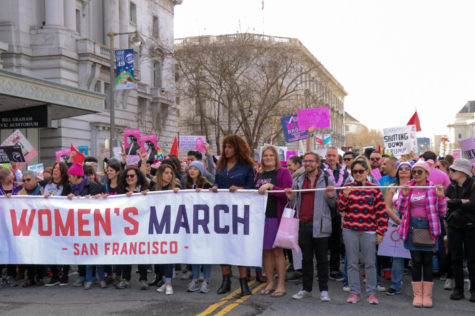 San Franciscos Womens March protest for equal rights - Bella Reeves
