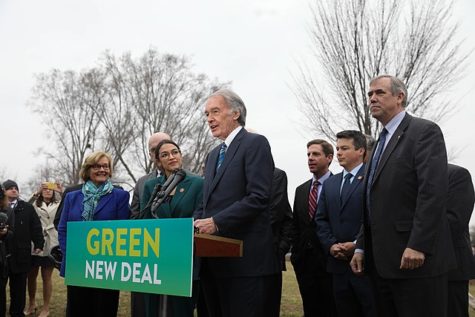 Rep. Alexandria Ocasio-Cortez and Sen. Ed Markey introduced the Green New Deal into Congress. Since its introduction, it has faced criticism from both sides of the aisle. 