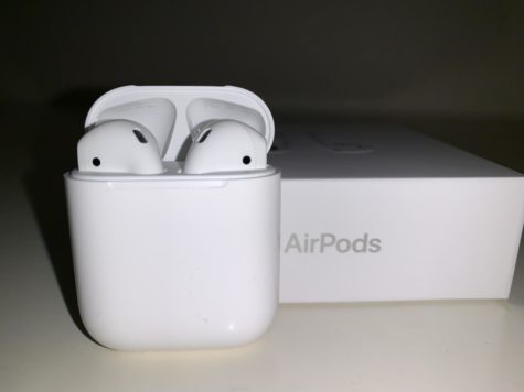 AirPods, a product manufactured by Apple, were released in December
 of 2016.