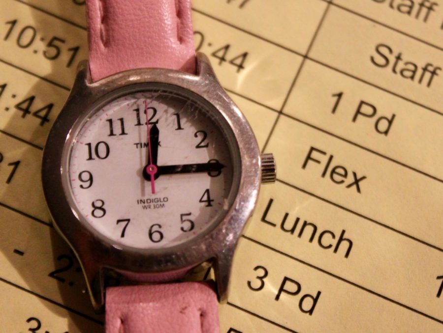Flex time on Wednesdays and Thursdays will allow student-athletes to catch up on work they miss for sporting events.