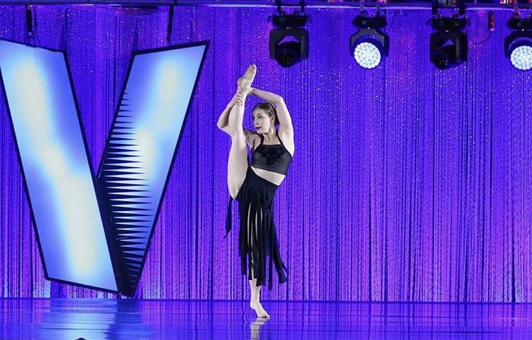 Dancer+Claire+Schick+competing+with+her+solo+at+Velocity.