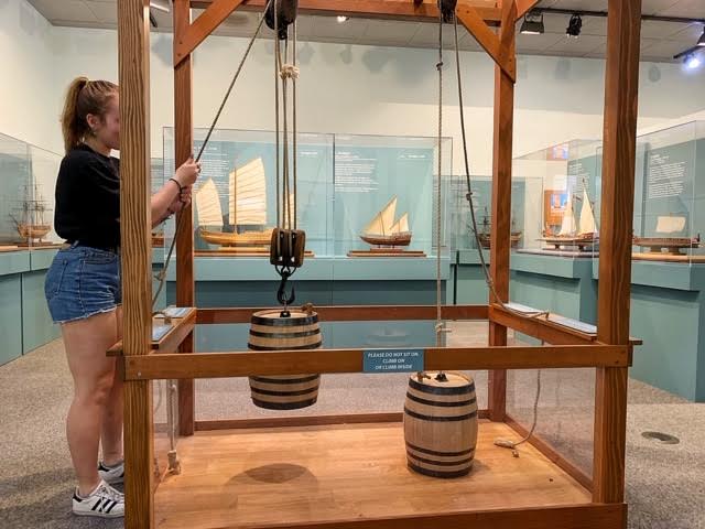 Interactive museum offers beautiful displays as well as hands on activities. The San Mateo History Museum is offering free admission days on the first Friday of every month. Come enjoy displays like this one and many other themed galleries. 