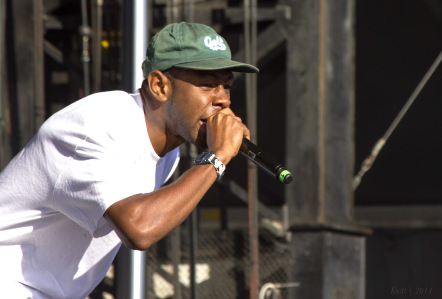 California rapper Tyler, the Creator performs at Ottawa Bluesfest 2014.