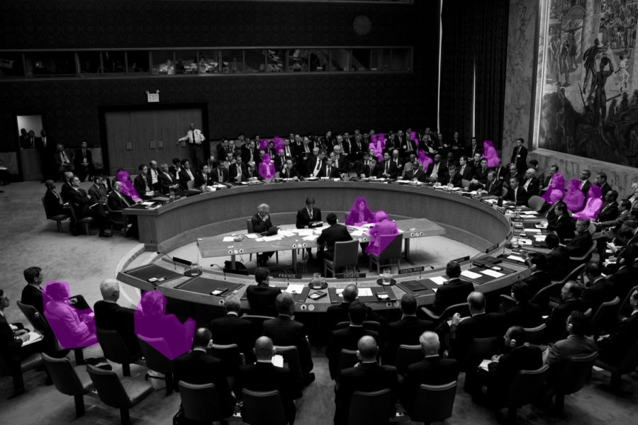 At a 2009 United Nations Security Council meeting, the ratio of women to men is drastically different. (Pete Souza / Wikimedia Commons / Public Domain).