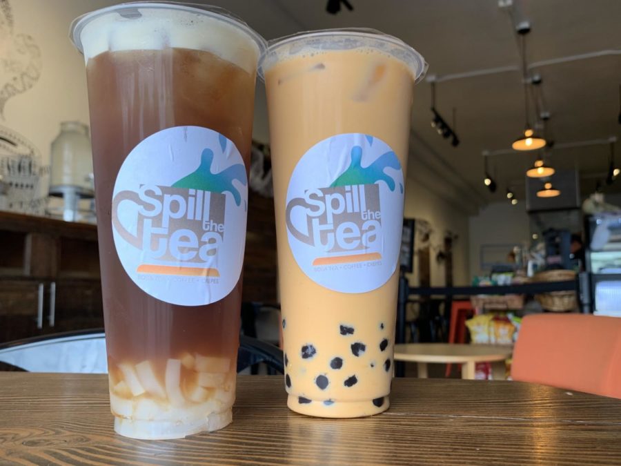 The lychee mania and the Thai tea are both phenomenal drinks.