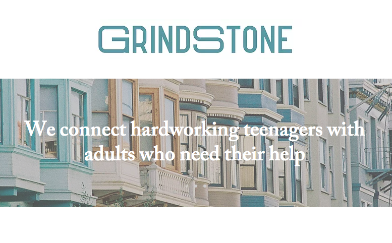 “Grindstone in it’s most basic form is a platform where local teenagers can explore and commit to flexible work opportunities from adults who have flexible work opportunities to give,” said Evan Ajuria, the founder. 