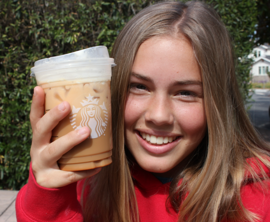 Anna+Kolpakova+enjoys+an+iced+pumpkin+spice+latte+on+the+first+day+of+fall.+
