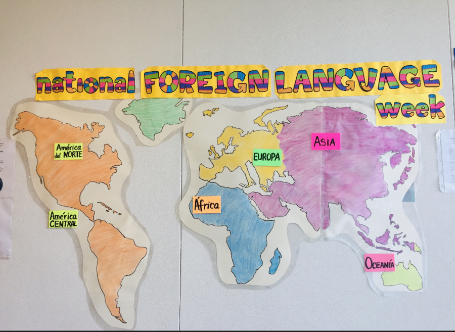 Students get the opportunity to learn a foreign language during school, such as French, Chinese, and Spanish.