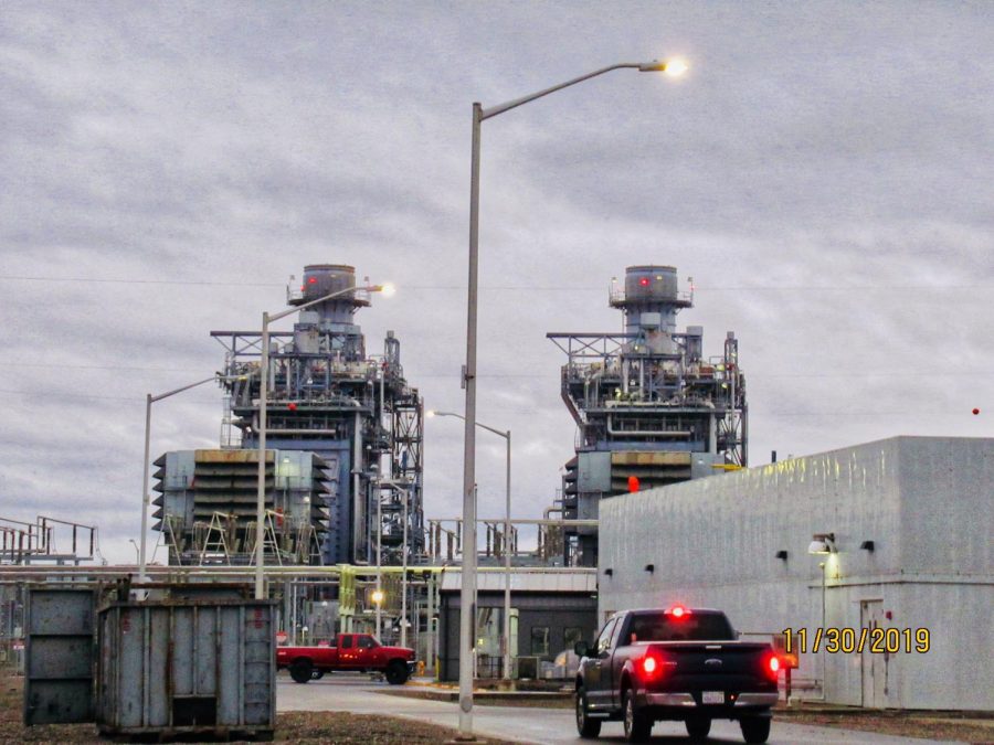 The Calpine Russel City Energy Center in San Leandro is a natural gas-fired power station.