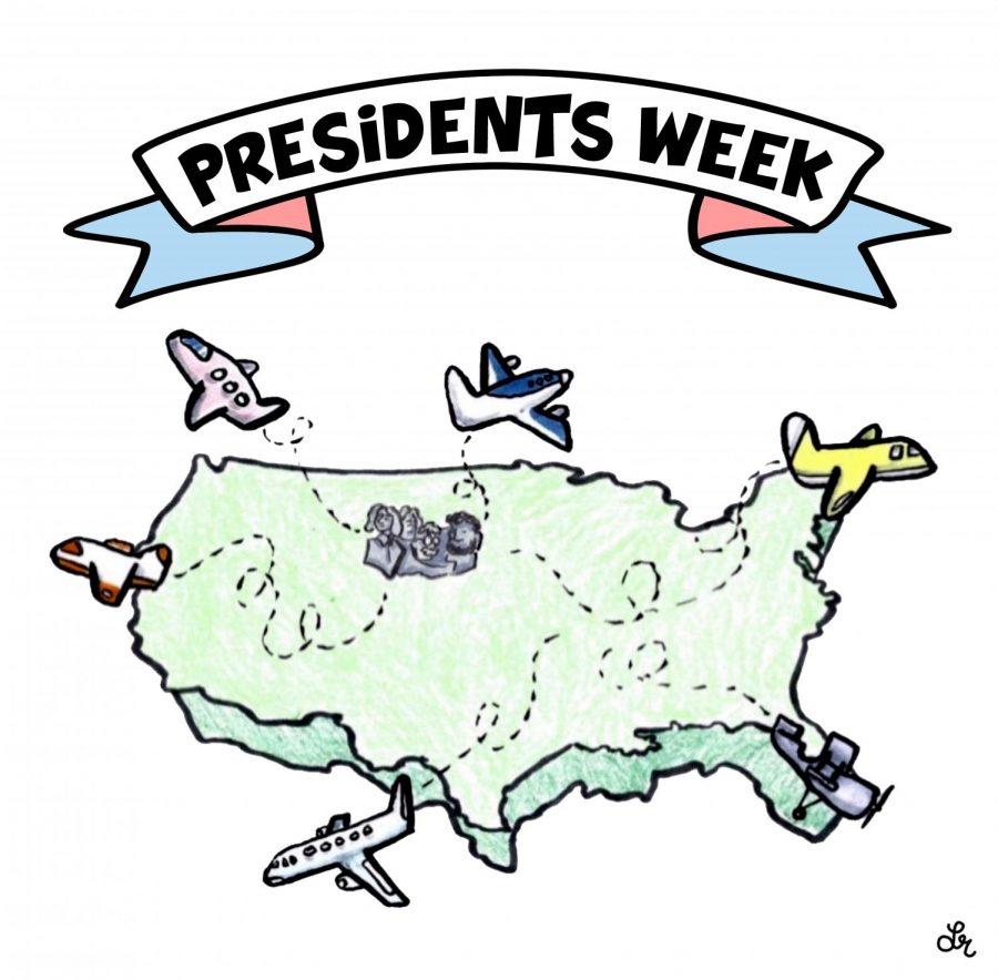 Americans celebrate Presidents Week by traveling outside of the United States.